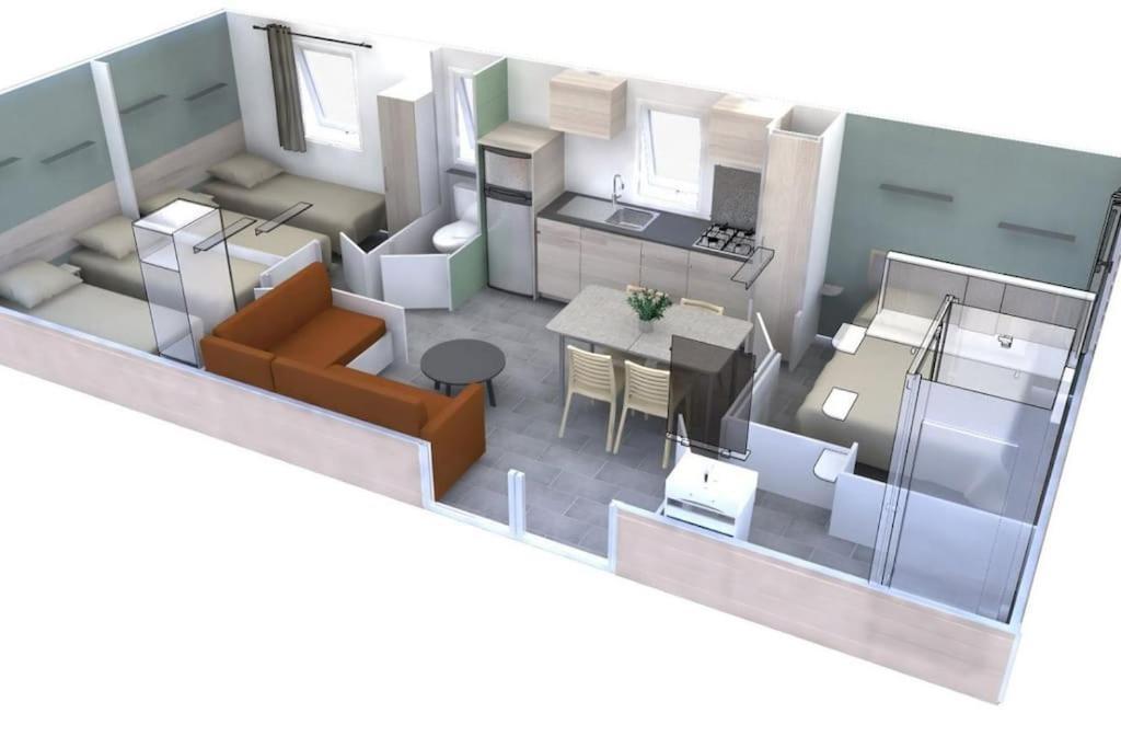 Calvi Mobil-Home Neuf Particulier Sur Camping Лумио Экстерьер фото